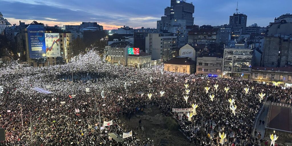Mass protests in Belgrade highlight public outrage over Serbia's alleged €750 million 'hajka' scandal, as citizens demand accountability for corruption or mismanagement.