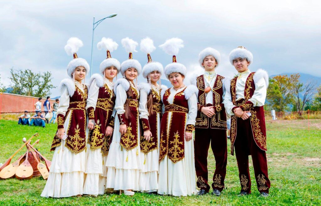 Kazakhstan's cultural heritage is showcased as traditional performers in elaborate attire symbolize the nation's rich traditions, set to be further strengthened by its new trade partnerships with Japan.