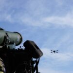 Croatia is investing in advanced anti-drone technology to counter aerial threats, as shown by this defensive system facing a drone in the sky.